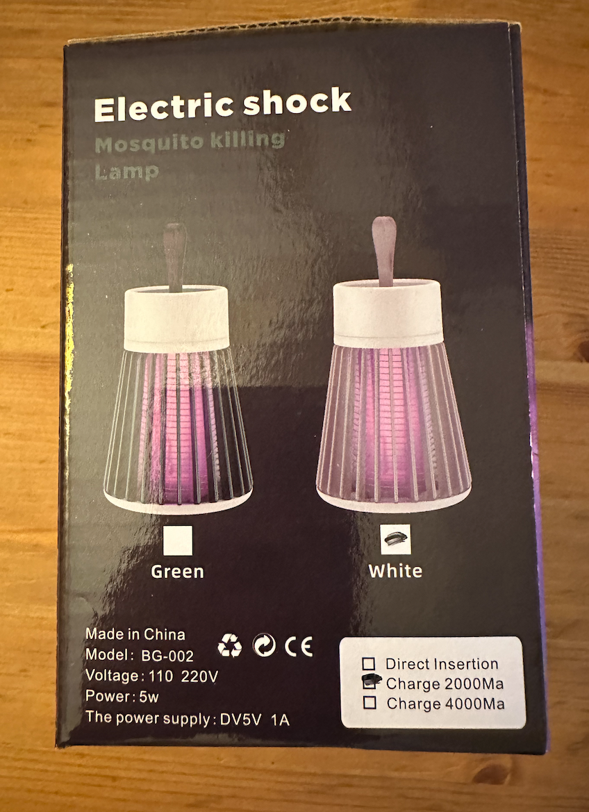 Electric Shock Mosquito Lamp