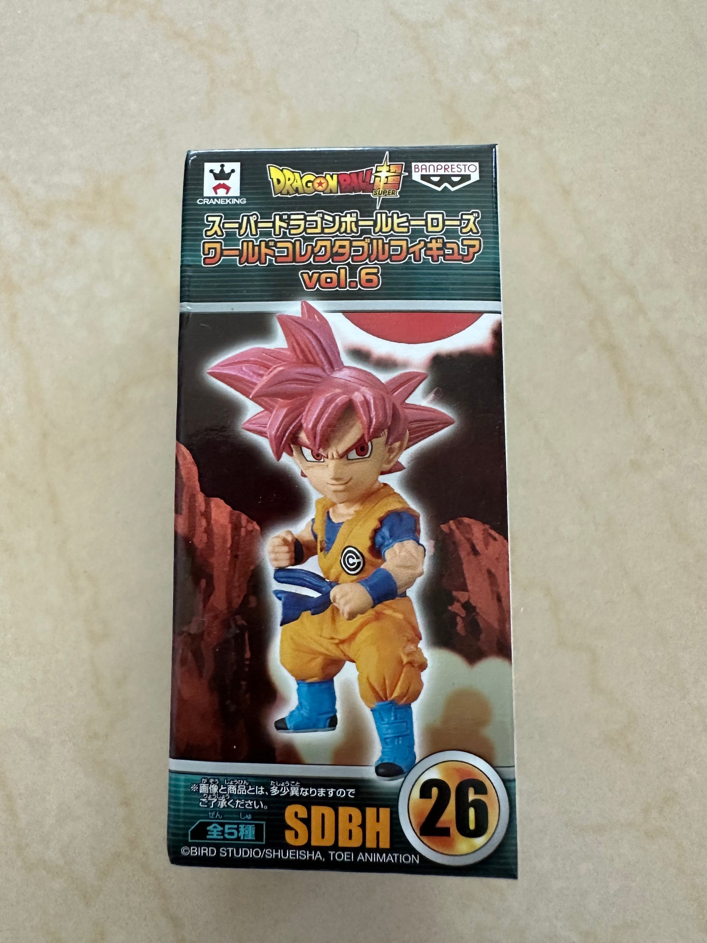 Super Dragonball Heroes SDBH WCF vol 6 Son Goku only