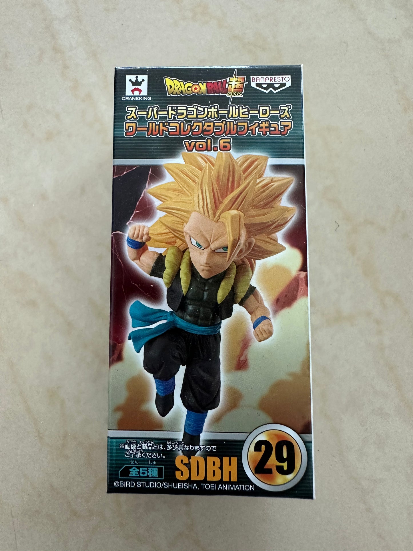 Super Dragonball Heroes SDBH WCF vol 6 Xeno Super Saiyan 3 Gogeta only
