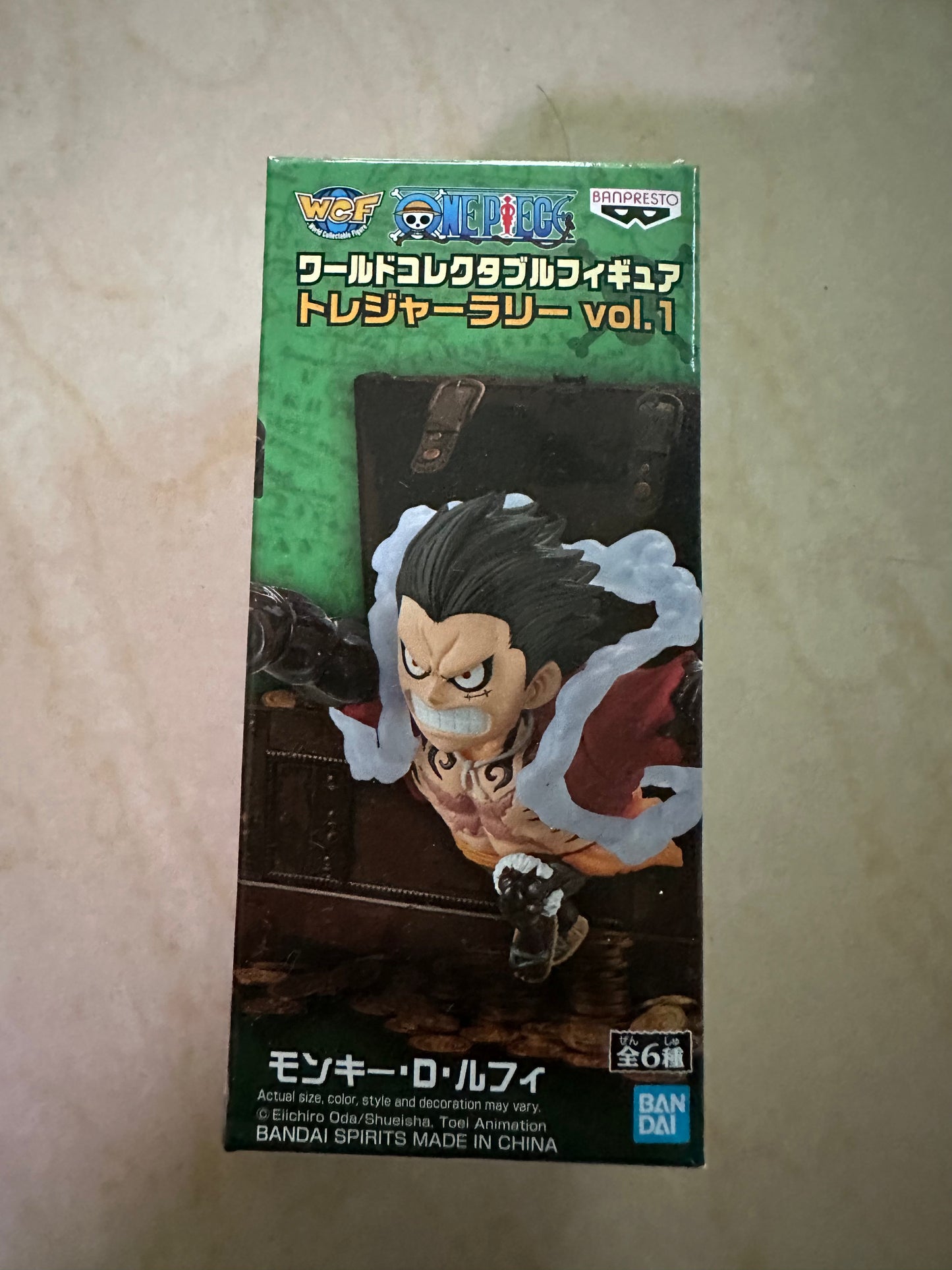 One Piece WCF Treasure Rally Vol 1 Monkey D.Luffy Gear 4 (Box has slight Damage)