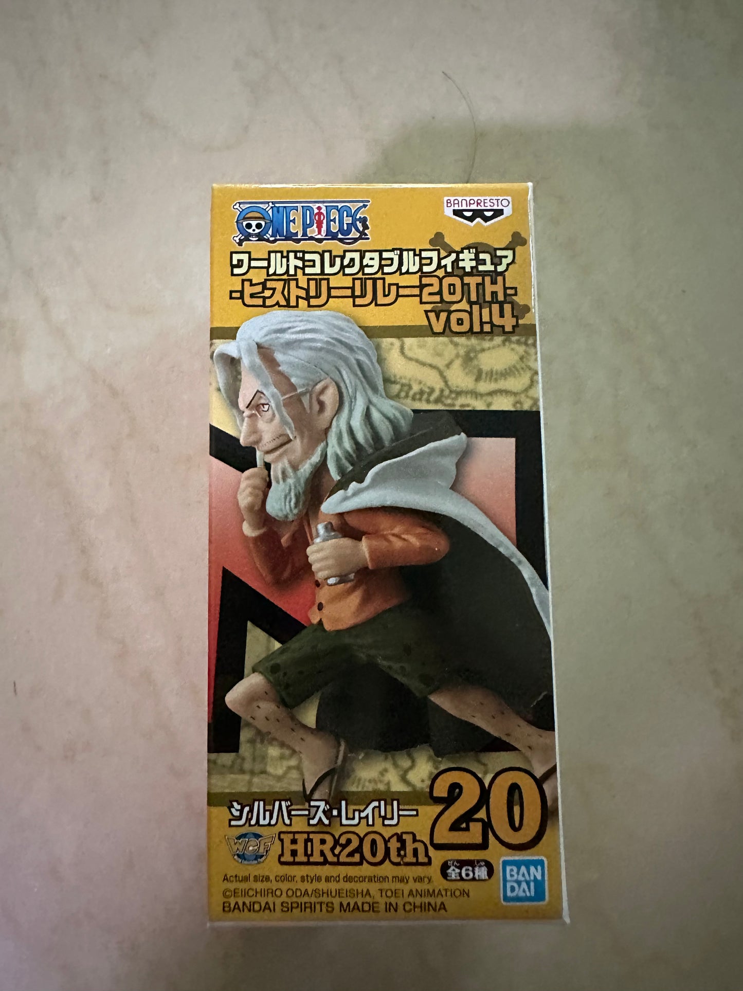 One Piece WCF 20th History Vol 4 HR20th Silvers Rayleigh Only