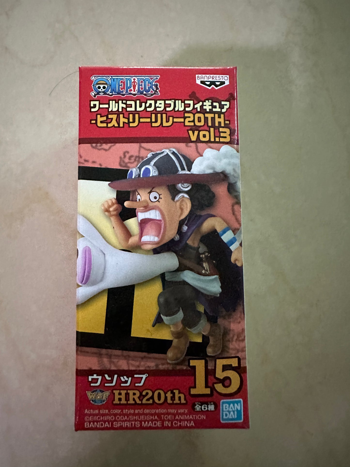 One Piece WCF 20th History Vol 3 HR20th Usopp Only