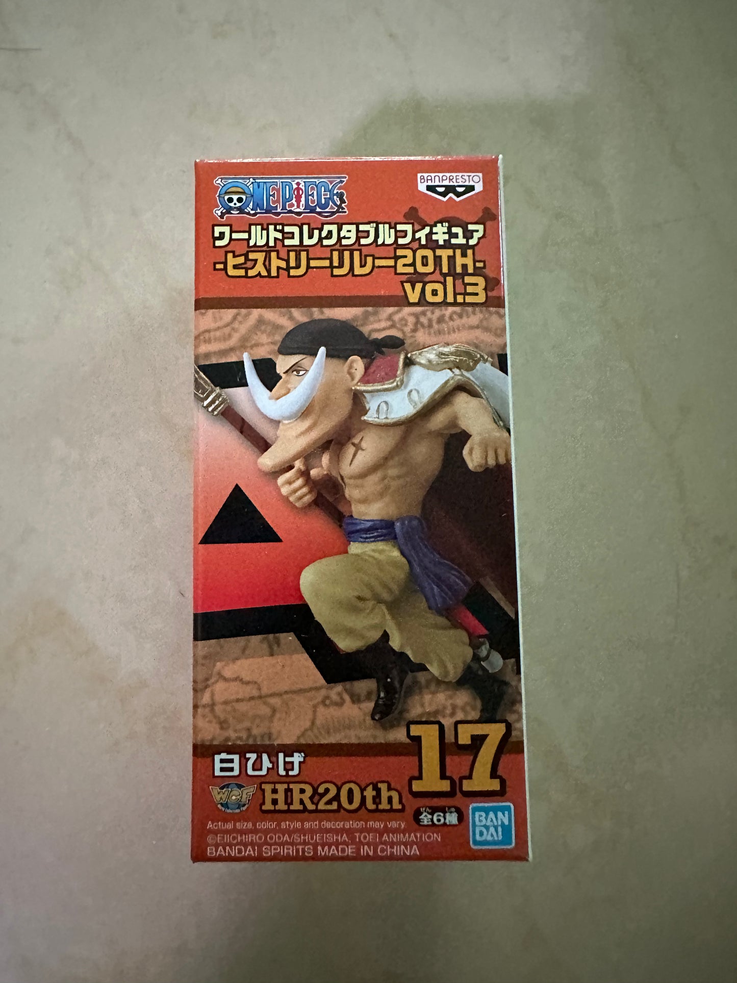 One Piece WCF 20th History Vol 3 HR20th Whitebeard Only