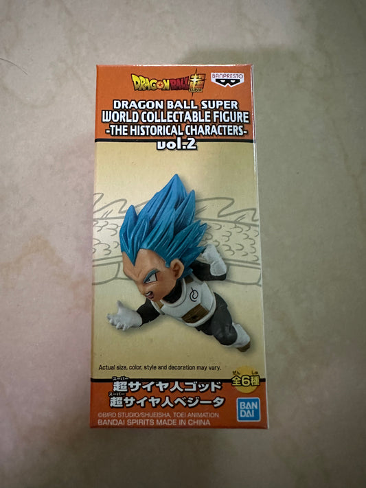 Dragon Ball Super WCF Historical Characters Vol 2 Super Saiyan God Super Saiyan Vegeta Only