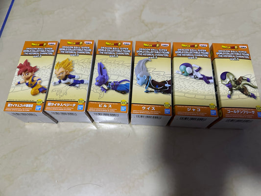 Dragon Ball Super WCF Historical Characters Vol 1 Complete Set